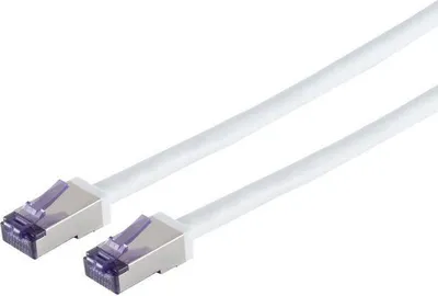 Image de Lanview HIGH-FLEX Cat6a S/FTP Blanc 2m, LVN-CAT6A-FLEX-2MWH