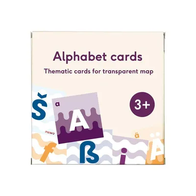 Image de Primo Toys Cubetto MINT Coding Cartes de lettres ABC pour le tapis transparent à partir de