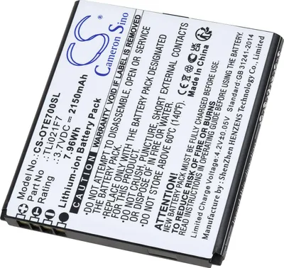 Produktbild von Akku kompatibel mit Alcatel Typ TLi021F7