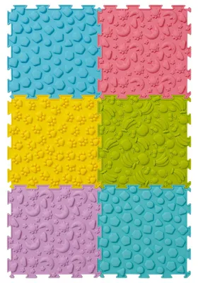 Produktbild von Elzusha – Sensorisches Massagepuzzle für Kinder, 6 Teile