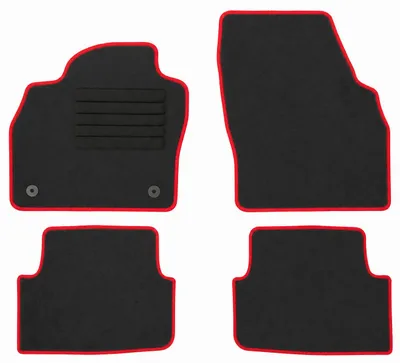 Fußmatten-Set für Skoda Fabia IV 09/2021-, 4-teilig, Schwarz