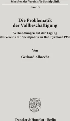 Produktbild von Die Problematik der Vollbeschäftigung.