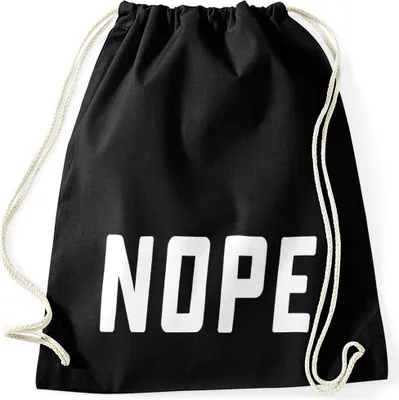 Produktbild von NOPE Turnbeutel Moonworks® schwarz unisize