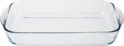 Immagine prodotto di Casseruola Piastra per lasagne Vetro 40x25cm Piastra da forno Borcam Ciotole da portata