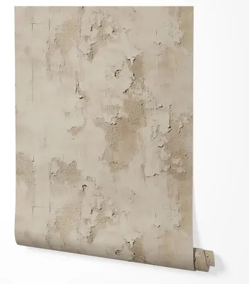Produktbild von Selbstklebende Tapete Möbelfolie Putzoptik Beige Vintage Struktur Wandoptik Shabby Chic Modern Wandtapete Wohnzimmer Schlafzimmer Flur 10m x 0,5m