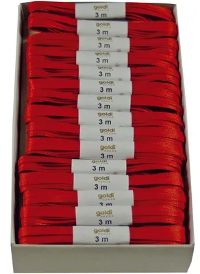 Produktbild von Taftband Basic, 5 mm x 3 m, rot