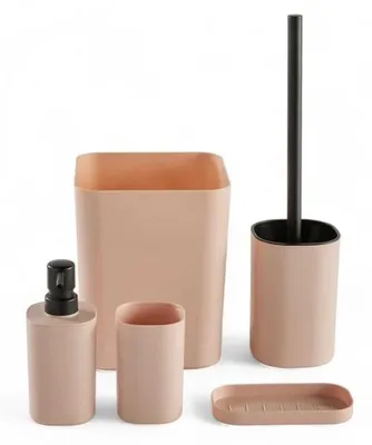 Immagine prodotto di Set di accessori da bagno da 5 pezzi: elegante e funzionale