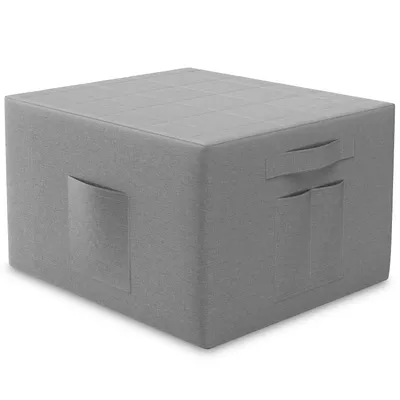 Image de ELONEO Housse pour matelas pliable 75x195x15 cm, avec poches latérales, lavable, housse pour matelas d'invités, transforme le matelas pliable en pouf moderne, gris