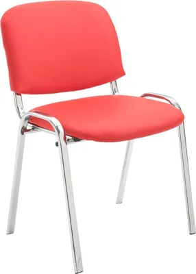 Produktbild von Besucherstuhl Ken C Kunstleder rot