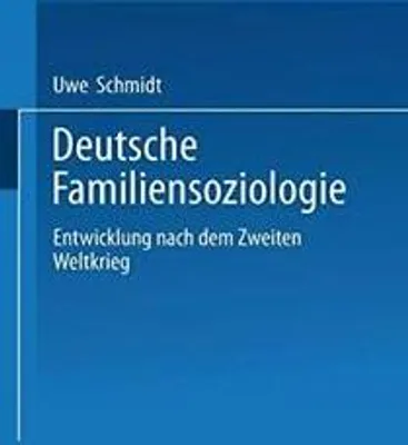 Produktbild von Deutsche Familiensoziologie