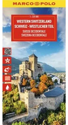 Immagine prodotto di Mappa turistica MARCO POLO Svizzera 01 Parte occidentale 1:225.000