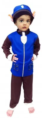 Produktbild von PartyPro Kinder Paw Patrol Chase Polizeikostüm