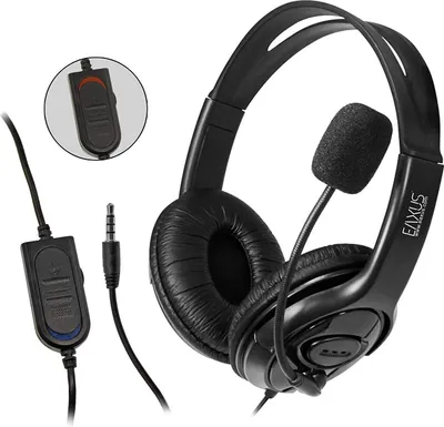 Produktbild von Stereo Gaming Headset für PS4, PS5 und PC, kabelgebunden mit 3,5 mm Klinke Eaxus