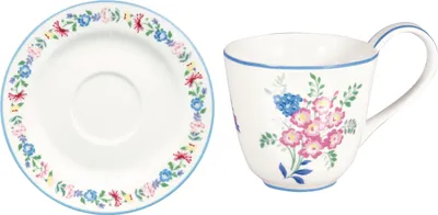 Obrázok produktu pre Porcelánový šálek a podšálek Elina White