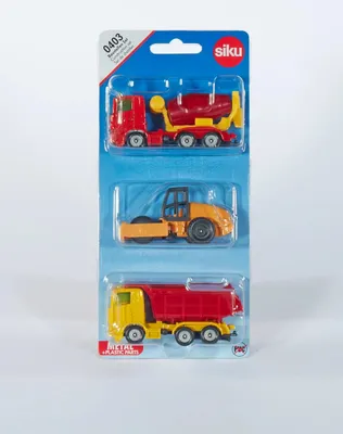 Immagine prodotto di SIKU Set di blister - set di costruzione, 3 pezzi