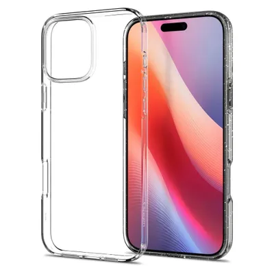 Imagen del producto de Spigen Liquid Air, funda, para Apple, iPhone 16 Pro, 16 cm (6.3"), transparente