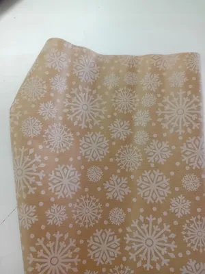 Produktbild von Crelando Geschenkpapier 5m, doppelseitig, Weihnachten, Sterne