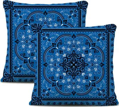 Obrázok produktu pre 2-balenie obliečok na vankúše Plyšové vlákno 45 cm X 45 cm, Dekoračný poťah na vankúš, Mandala, Bohémsky, Boho dekor, Hippie, Retro etno vankúš na gauč, spálňu, obývaciu izbu, farmu