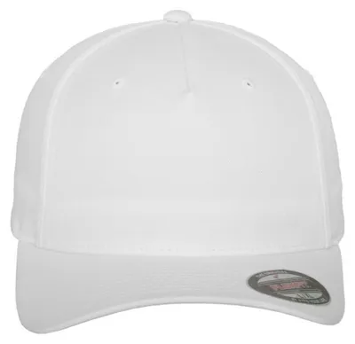 Image de Flexfit - Casquette de baseball 5 panneaux TN1356 (S-M) (blanc)