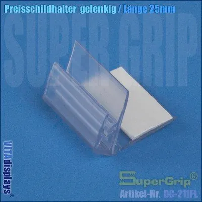 Produktbild von Schildhalter Regal-Flex 25x18mm (selbstkl.) (10 Stück)