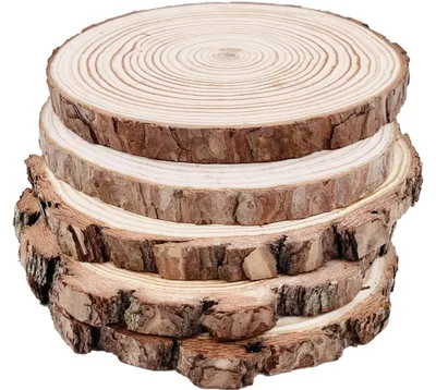 Produktbild von Unbehandelte Holzscheiben für DIY-Projekte