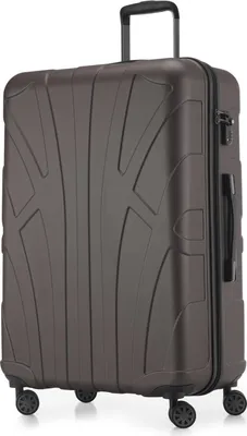Image de Suitline - Valise de voyage grande extensible, valise XL 4 roulettes, valise à roulettes coque rigide, trolley Hardcase Check-In Bagages 20-23 kg, sangle 158 cm, TSA,Titan