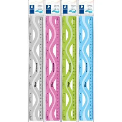 Produktbild von Staedtler 562 30UF-S, Lineal, 4 Stück(e), Blau, Grün, Transparent, Violett