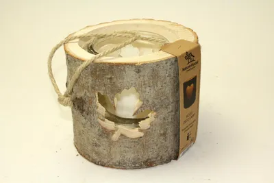 Produktbild von House of Rustic Holzlaterne Blatt Motiv Ø 18 x 15 cm