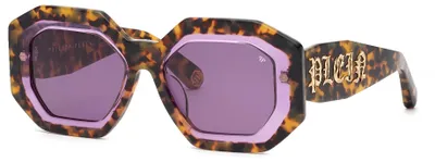 Produktbild von Philipp Plein SPP098M HAVANA/VIOLET 53/18/140 Uni Sonnenbrillen