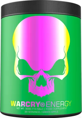 Produktbild von Genius Nutrition WARCRY Energy (300g) Green Apple - Pre-Workout - Pre-Workout Booster