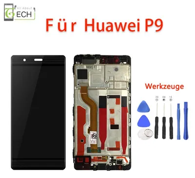 Produktbild von Für Huawei P9 LCD Display mit Rahmen Touch Screen Bildschirm Werkzeuge