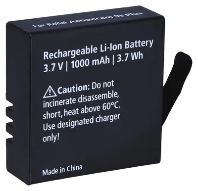 Obrázok produktu pre Rollei 20147, Lithium-ion (Li-ion), 1000 mAh, 3,7 V, 3,7 Wh, 16.8 V, 20 mA