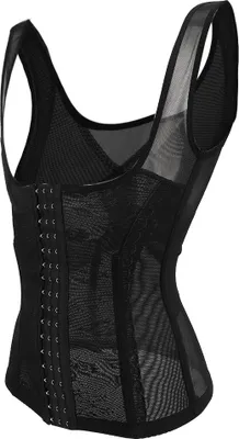 Image de Corset femme, respirant, amincissant, noir, L