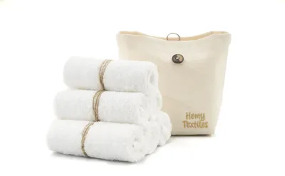 Produktbild von Baby Waschlappen aus Bambus, 6 Stück, 25x25 cm, für empfindliche Haut