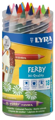 Produktbild von Lyra Ferby, Gemischte Farben, 18 Stück(e)