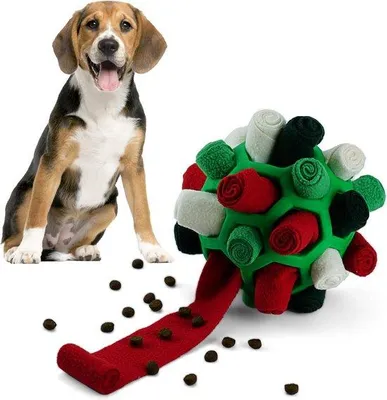 Image de Jouet interactif pour chien, tapis à renifler vert pour petits chiens