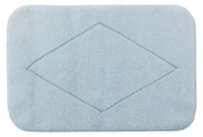 Produktbild von Rhomtuft Badteppich Raute 55x60cm Farbe aquamarin