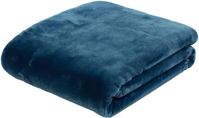 Produktbild von Kuscheldecke 100% Polyester Premium Cashmere Feeling 180 x 220 cm - Blau