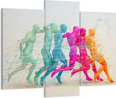 Produktbild von Bild auf Leinwand - Leinwandbild - Spieler Ziel tröpfeln Energie - 130x100cm - Wand Bild - Wanddeko - Leinwanddruck - Bilder - Kunstdruck - Leinwand bilder - Wandkunst - CB130x100-3177