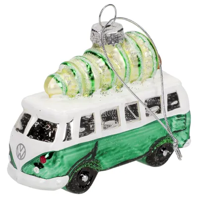 Produktbild von Original VW T1 Weihnachtsbaumanhänger grün