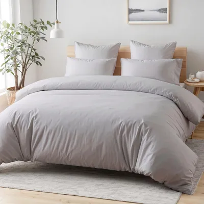 Immagine prodotto di Set di lenzuola 155 x 200 cm con 2 federe, in microfibra ipoallergenica