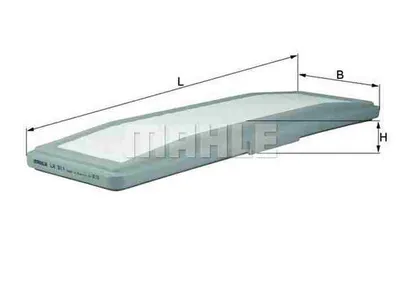 Obrázek produktu pro Vzduchový filtr Mahle pro Porsche 928