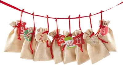 Produktbild von folia Adventskalender NATURE natur