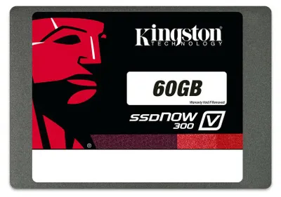 Produktbild von Kingston Technology SSDNow V300, 60 GB, 2.5", 450 MB/s, 6 Gbit/s