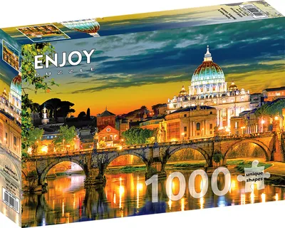 Zdjęcie produktu dla Puzzle 1000 elementów Enjoy – Bazylika św. Piotra, Watykan