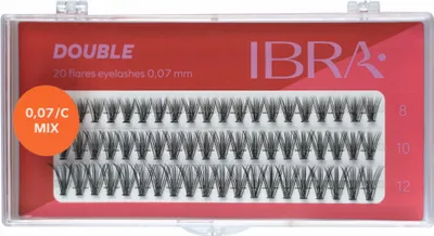 Produktbild von IBRA falsche Wimpernbüschel 0.07 C-Mix