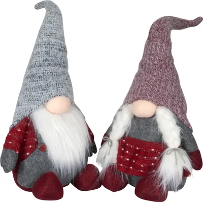 Produktbild von Wichtel 40cm Pärchen, 2er Set Dekofigur Weihnachten