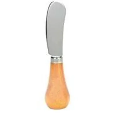 Immagine prodotto di Piccoli coltellini da cocktail in legno e acciaio inossidabile, perfetti per le feste, i taglieri da aperitivo, i salumi, i toast, i bagel e le salse.