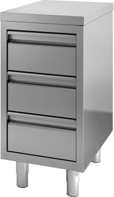 Produktbild von CHEFGASTRO 700 Arbeitstisch mit Schubladen 600 BxTxH 600x700x850mm