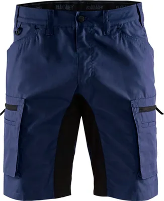 Produktbild von Blakläder® Service Shorts Stretch 1449 1845 in div. Farben, Farbe:marineblau/schwarz, Größe:58